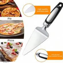 Bộ dao cắt và thìa xới pizza bằng thép không gỉ chất lượng cao, lưỡi sắc bén, dễ vệ sinh. - Nhiều màu - Xem 8