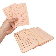 Suture Practice Skin Pad, Surgical Suture Practice Model Suitable For Various Wounds, Silicone Skin Model, Suture Practice Skin Pad Suitable For Suture Practice Of Various Wounds, Silicone Skin Model, Medical Student Training - Multicolor - View 9
