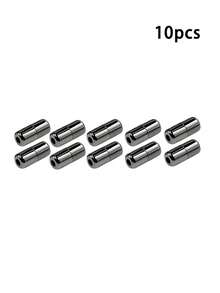 10pcs Zinc Alloy Capsule Shaped Shoe Buckles, Suitable For Quick Lacing Sports Shoes And Shoes, Also Applicable To Fixing Necklace And Bracelet Ends, Unisex - Capsule Buckle - View 4