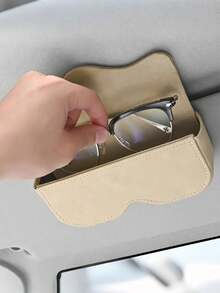Glasses Clip For The Car's Visor And Glasses Case - A - View 3