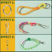 FDNDAMEI 12 Colors Nylon String For Bracelets, Waxed String For Bracelet Making, Satin Nylon Cord For Jewelry Making, Nylon Beading Thread For Craft, String For Bracelet, Necklace, Knit Craft 12 Rolls - White - View 4