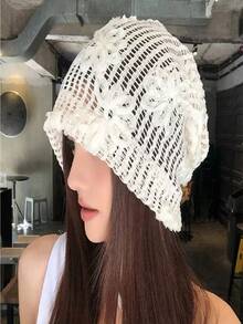 这款无檐镂空帽可爱迷人，非常适合旅行，轻松打造女士夏季海滩造型。 - 彩色 - 查看 8