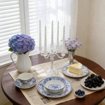 2pcs European Style Long White Pearl Candles, 2.3cm/0.9in Diameter, Suitable For Home Use, Smokeless Wedding Candles, Perfect For Candlelight Dinner, High-End Atmosphere Photography Props, Ideal Gifts, Outdoor Courtyard Decor, Office Desk Decor, Fragrance Candle Holders, Creating Indoor Ambiance, Weddings, Parties, Family Gatherings, Romantic Occasions, And Tabletop Decoration