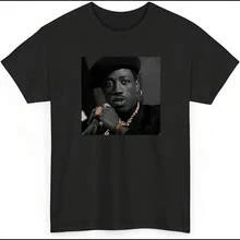 Glass House Apparel Soft Cotton Nino Brown New Jack Fashion Art City T-Shirt Short Sleeve Graphic Print Tee - màu đen - Xem 1