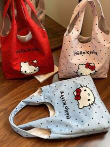 SANRIO Women's Polka Dot Handbag, New Fashionable Multi-Functional Large Capacity Cute Cartoon Shoulder Crossbody Bag - Multicolor - View 1