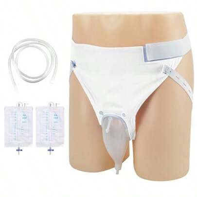 Orinal Portátil de Silicona para ores Mayores con B Recolectora de Orina ema de Drenaje Urina Apto para la Piel e Inodoro con Pantalones Eciosos Estilo juvenil bl