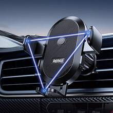 Remax RM-C02 车载手机支架，通用型中控台安装支架，可调节智能手机支架 - 黑色 - 查看 3