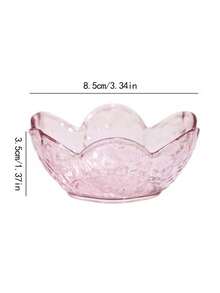 1/2/3pcs Sakura Sauce Dish Set, Pink Sakura Crystal Plastic Appetizer Plates, Dipping Bowls, Tasting Dishes, Serving Plates, Condiment Dishes, Small Bowls, Ice Cream Snack Soy Sauce Dishes - Multicolor - View 8