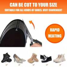 This USB Heated Foot Warmer Provides Full-Foot Heating And Is Equipped With An Overheating Protection Chip, Making It An Ideal Choice For Outdoor Activities And A Must-Have Item For The Winter Season. - Black - View 5