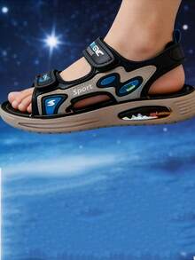Sandalias planas para niños - Gris - Ver 4