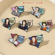 1pc Popular TV Series Membership Badge, Random Style, Great Gift For New Year, Valentine's Day, Easter - Multicolor - View 10