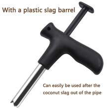 1个不锈钢手动椰子开壳器，椰子钻孔工具，椰子壳开壳器 - 彩色 - 查看 6