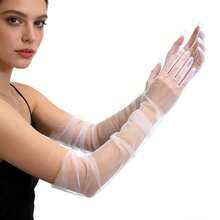 1 双 70 厘米网眼露指手套，四季皆宜的多功能臂套 - A - 查看 6