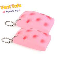 1pc Strawberry Tofu Squishy Toy - Stress Relief Toy, Soft Squeeze Toy, Squishy Toy, Fidget Toy, Stitch Toys, Travel Toys, Classroom Fidget Toys, Mini Bath Toys, Christmas Stationery Stress Ball, Birthday Gift, Perfect Gift, Toys, Games - Multicolor - View 4