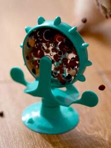 1pc 2026 New Multifunctional Creative Puzzle Interesting Novelty Shaped Rattle Toy With Built-In Bell, Strong Suction Cup, 360° Rotating Windmill, Food Dispenser, Oral Care Teeth Cleaning, Suitable For Cats & Dogs, Entertaining, Interactive Training, Intellectual Stimulation, Ideal Pet Birthday/Holiday Gift - Multicolor - View 10