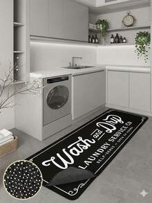 Delivery In 5-7 Days,1pc Anti-Slip And Oil-Proof Floor Mat, Soft, Waterproof, Machine Washable And Stain Resistant, For Kitchen, Living Room, Laundry Room And Bathroom Decoration - A - Xem 14