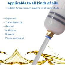 500ML Car Oil Fluid Extractor Fluid Syringe Pump Manual Suction Transfer Filling - 500cc - View 4