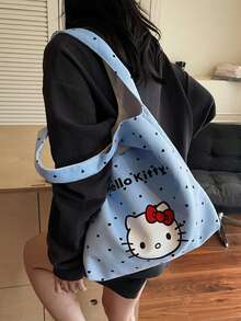 SANRIO Women's Polka Dot Handbag, New Fashionable Multi-Functional Large Capacity Cute Cartoon Shoulder Crossbody Bag - Multicolor - View 4