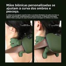 Best-Selling Simulated Human Hand Neck Massager, Oblique Shoulder & Neck Massage Device, Trapezius Muscle Neck Massager With Heat Therapy - View 6