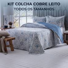 Queen Size Double-Sided Bedspread Set (3 Pieces) 2.40m X 2.60m With Pillowcases Rozac Liz - Liz 6 - View 2