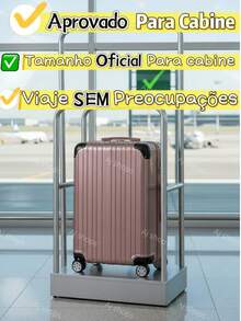 Anac Standard Travel Suitcase 10KG 55x35x25cm Boarding Bag With Expandable Zipper Removable Wheels Hand Luggage Can Take In The Airplane Cabin - 酒紅色 - 查看 7