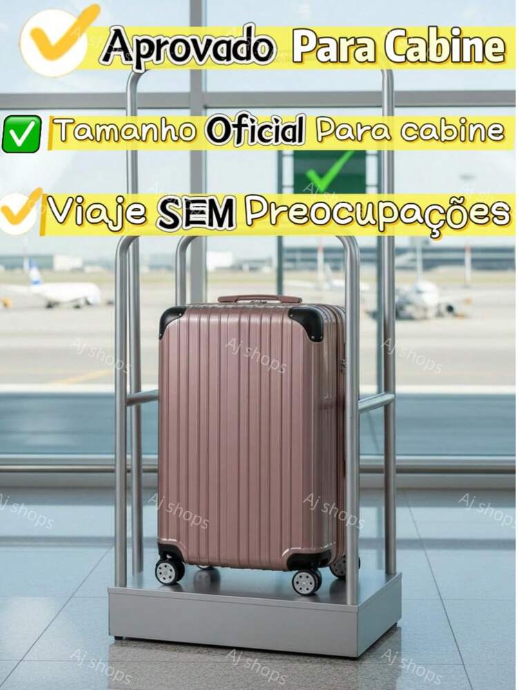 Anac Standard Travel Suitcase 10KG 55x35x25cm Boarding Bag With Expandable Zipper Removable Wheels Hand Luggage Can Take In The Airplane Cabin - Burgundy - View 7