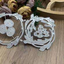 Bird Nest & Egg Metal Cutting Dies, Card Making Set, Embossing Paper, Die Cutting Set, Scrapbooking Template, Machine Template - Silver - View 7