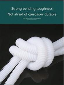 Multifunctional Soft Plastic Tube, Universal Air Conditioner Drain Pipe Extension, Dual-Use For Watering And Old Washing Machine Water Inlet - White - View 5