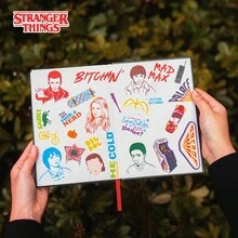 《怪奇物语》官方授权剪贴簿贴纸套装，防水无残留，易撕动漫人物装饰文具套装（Netflix出品） - FB-CR5282 - 查看 4