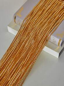 Sparkling Silver Door Curtain, Decorative Door Curtain For Weddings, Door Curtain With Tassels And Room Divider (100 Cm X 200 Cm) - vàng - Xem 4