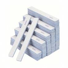 (Optional 80/80, 100/180) Grit Nail Files, Acrylic Nail Sanding Boards, Professional Manicure Tools, Suitable For Home & Salon, Durable Double-Sided - 彩色 - 查看 1