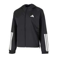 Adidas Women's Jacket/Coat, HYG WINDY Casual Comfortable Jacket, JX1872 - Black/white - View 2