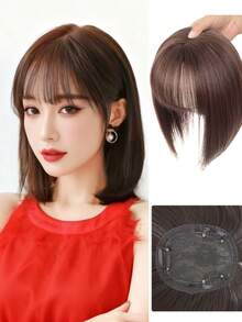 3D立体侧分隐形无痕长直发空气刘海，自然遮盖头顶，增加发量。 - 彩色 - 查看 1