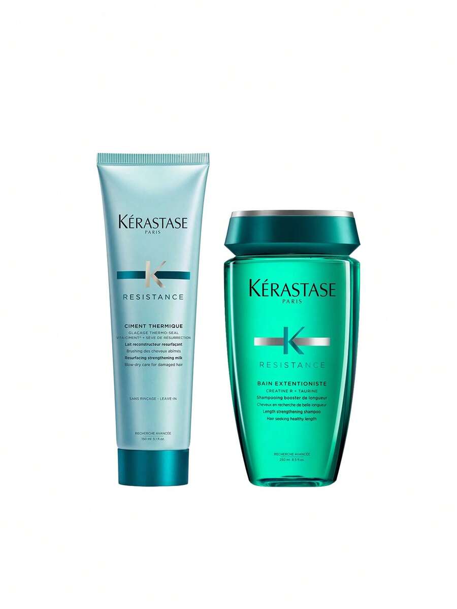 Kérastase [Bundle] Resistance Bain Extentioniste Shampoo 250 Ml + Ciment Thermique Heat Protector 150 Ml - Resistance - View 1