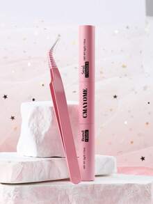 294/282 C型卷翘自然假睫毛，柔软睫毛簇，长度5-18mm，睫毛根部5-7mm，精致自然，C型卷翘，宽幅设计，DIY睫毛嫁接，单根睫毛，纤细睫毛条，适用于下睫毛 - 粉色 - 查看 15