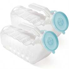 Orinal culino con tapa que brilla en la oscuridad 2 botas botas de orina de 32 onzas para ores botas de orina para ospita emerncia y ajes - como en la foto - Ver 7