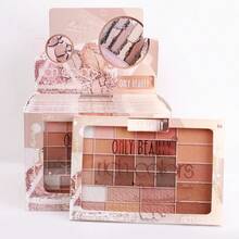 20 sombras de ojos, 6 iluminadores, 5 contornos - Negro - Ver 1