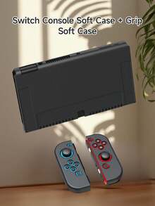 Casing Pelindung Silikon Lembut untuk Kontroler OLED/Switch NS Joy-Con, Anti-Selip, Anti-Keringat, Tahan Guncangan, Aksesori Gaming, Warna Macaron yang Lucu, Dirancang Kompatibel dengan Pemain Switch, Kompatibel dengan Switch NS/Switch OLED, Tersedia Berbagai Kombinasi Warna, Aksesori Gaming Switch, Aksesori Kontroler, Merah Muda, Anti-Jatuh, Anti-Selip, Anti-Gores - MultiWarna - View 11
