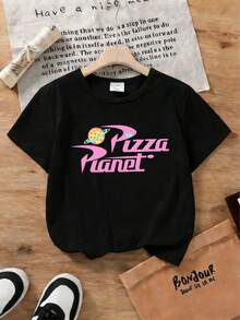 Disney Toy Story Youth Tee For Boys & Girls 2-14 | Retro Checkered Print | Soft Breathable Fabric | Playground & Everyday Use | Express Delivery - 黑色 - 查看 2