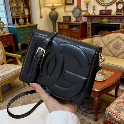 女士时尚单肩包可爱流浪包手提包迷你手拿包腋下包日常/工作/旅行/休闲外出