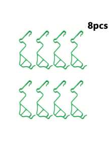 4/8 piezas Clip de ventilación para bote de basura, accesorio para la circulación de aire del bote de basura para mantener la tapa abierta, se ajusta a múltiples tamaños de botes, color verde - multicolor - Ver 13