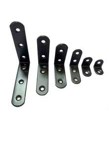 0.6 Inch Wide Right Angle Fixed Bracket, 20mm, 25mm, 30mm, 40mm, 50mm, 65mm, 80mm And Other Specifications, Fixing Parts, Material Cold-Rolled Steel - L-shaped Angle Brackets - View 2