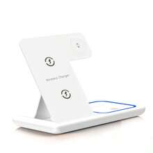 3-In-1 Wireless Charger (3 In 1 Fast Charging Dock Station), 15W High-Speed Compatible With IPhone 15/14/13/12 Pro Max/11/XR/XS/8 Plus- Universal Multi-Device Induction Charging Stand - Multicolor - View 11