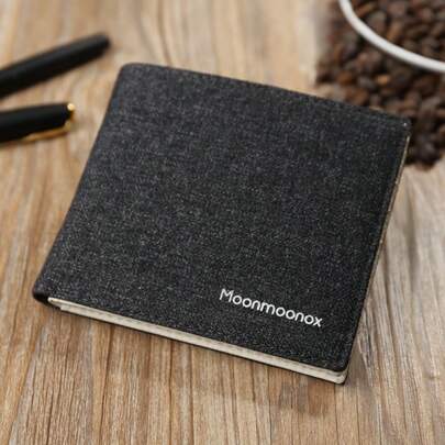 Men's Wallet, Minimalist Slim Credit Card Holder, Men's Small Bifold Wallet, Black, Birthday/Father's Day/Valentine's Day/Christmas Gift, Travel Accessory, Mini Wallet