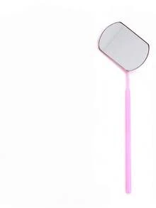 1 pieza Espejo para extensión de pestañas, Espejo de inspección de pestañas multifuncional de acero inoxidable, Herramienta de maquillaje y belleza - Herramienta para extensión de pestañas - Espejo para técnico de pestañas - Multicolor - Ver 10