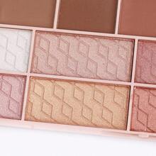 20 sombras de ojos, 6 iluminadores, 5 contornos - Negro - Ver 7