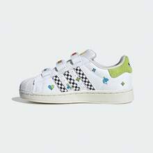 Adidas Toddler Boys' SUPERSTAR II CF C Casual Low-Top Sneakers JS2469 - White - View 2
