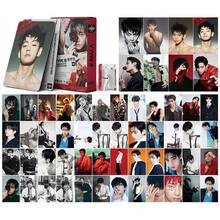 55pcs V-Type Taehyung Photocard, Not Photobook, Fansite LOMO Card, Handmade Photo Card - Red - View 7