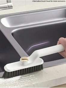 1pc V-Shaped Crevice Cleaning Brush With Hidden Clip, Deep Clean Bathroom, Toilet, Tile Gaps, Versatile Crevice Cleaning Tool For Home And Kitchen - Cleaning Brush - View 9