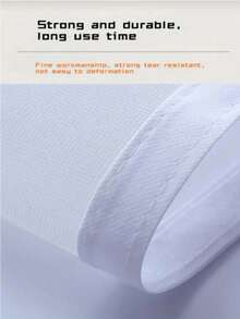 白色防蚊纱窗,可重复使用,自粘网状,防蚊虫,透气,适用于卧室和客厅 - 白網白邊 - 查看 8